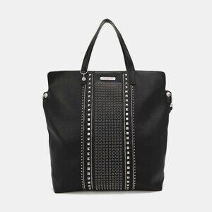 Nicole Lee USA Studded Large Tote Bag (BLACK)